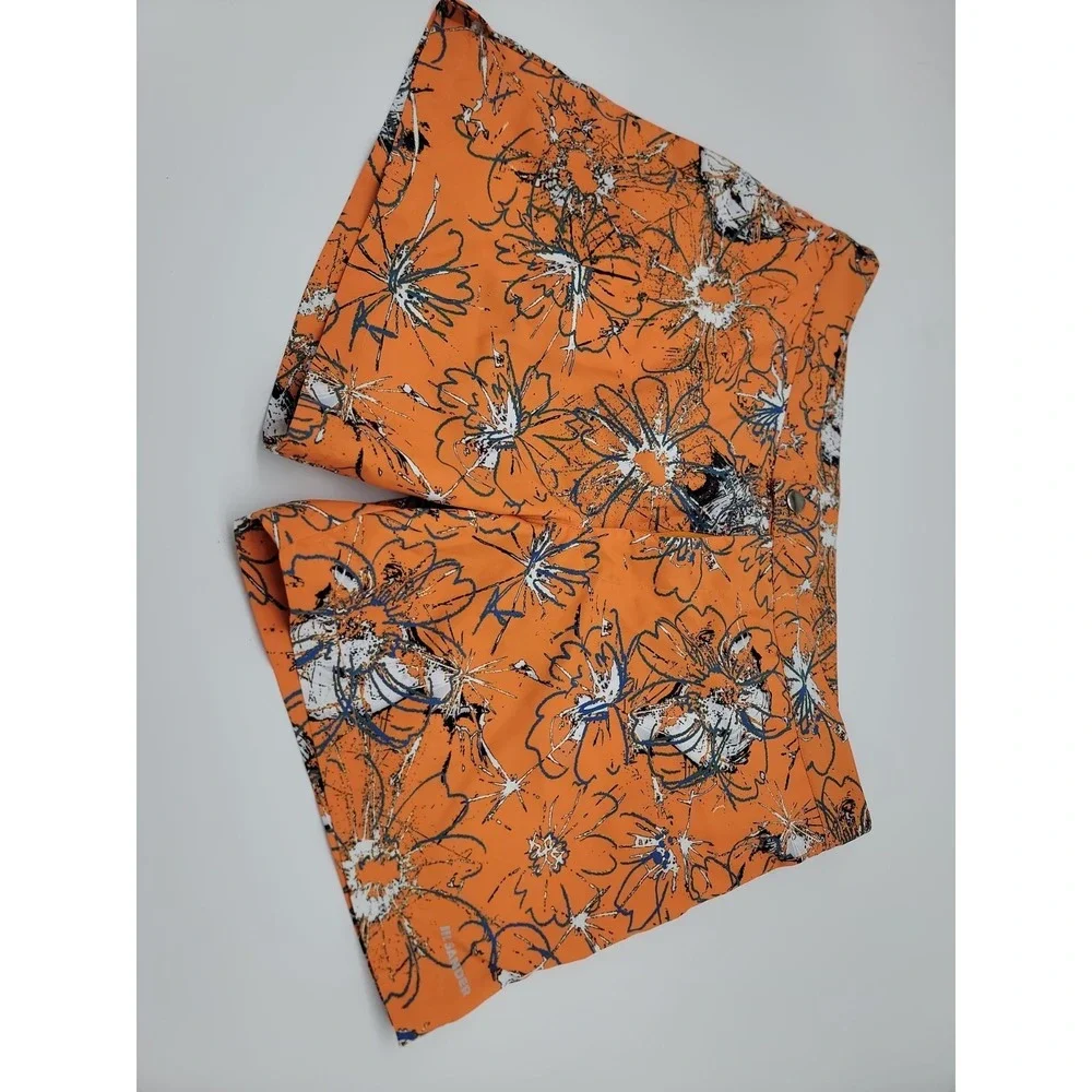 Jil Sander Men's Orange Swim Trunks Made In Italy Size Medium Excellent!